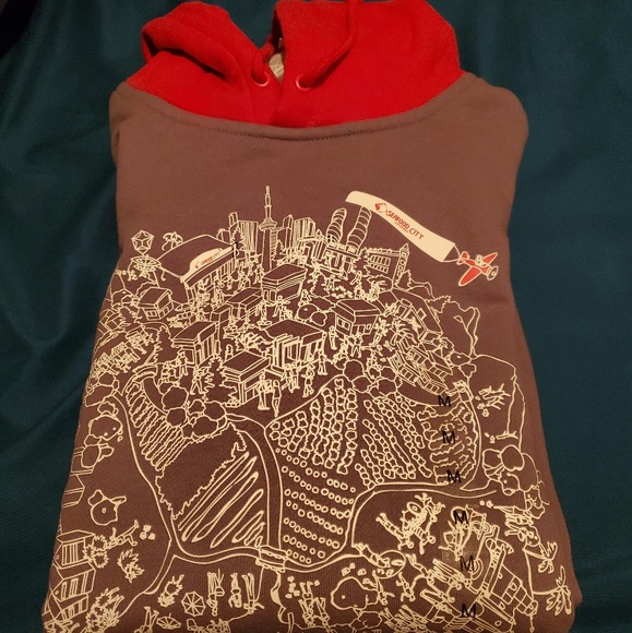 Nwt SeaFood City Sweater Hoodie Sz M - Picture 5 of 6